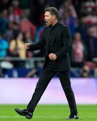ATLETICO DE MADRID v RAYO VALLECANO. LA LIGA 2025 2026. ROUND 6. Atletico de Madrid s coach Diego Pablo Cholo Simeone celebrates the victory in La Liga match. September 13, 2025. (ALTERPHOTOS Acero) MadridSpain  Copyright: xAcerox