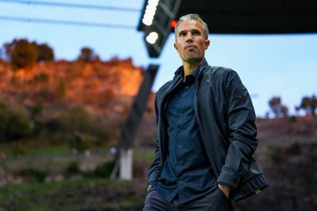 UEFA Europa League: S.C. Braga v Feyenoord Braga - Coach Robin van Persie of Feyenoord Rotterdam during the first match of the UEFA Europa League 2025 2026. The match is set between S.C. Braga and Feyenoord at Estadio Municipal de Braga on 24 September 2025 in Braga, Portugal. Copyright: xYannickxVerhoevenx
