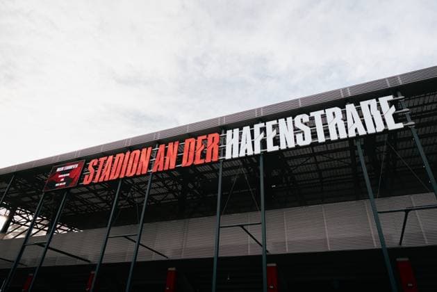 Essen, Germany, September 24th 2025 Stadion An Der Hafenstraße wide angle front view of the stadium during the Google Pixel Frauen Bundesliga match between SGS Essen and 1.FC Köln at Franz-Kremer-Stadion, in Cologne, Germany. (Gabor Baumgarten SPP) Copyright: xGaborxBaumgartenx xSPPx spp-en-GaBaSp-25_09_24_SGS Essen_1.FC Kln_Gabor_Baumgarten-524305