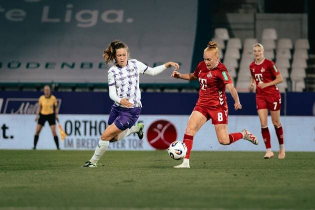 Essen, Germany, September 24th 2025 Laura Vogt ( 8 - 1. FC Köln) during the Google Pixel Frauen Bundesliga match between SGS Essen and 1.FC Köln at Franz-Kremer-Stadion, in Cologne, Germany. (Gabor Baumgarten SPP) Copyright: xGaborxBaumgartenx xSPPx spp-en-GaBaSp-25_09_24_SGS Essen_1.FC Kln_Gabor_Baumgarten-525014