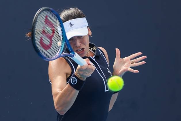 BEIJING, CHINA - SEPTEMBER 25: Ajla Tomljanovic of Australia competes in the Women s Singles Round of 128 match against Yuliia Starodubtseva of Ukraine on day 4 of the 2025 China Open at National Tennis Center on September 25, 2025 in Beijing, China.  Copyright: xVCGx 111593104690