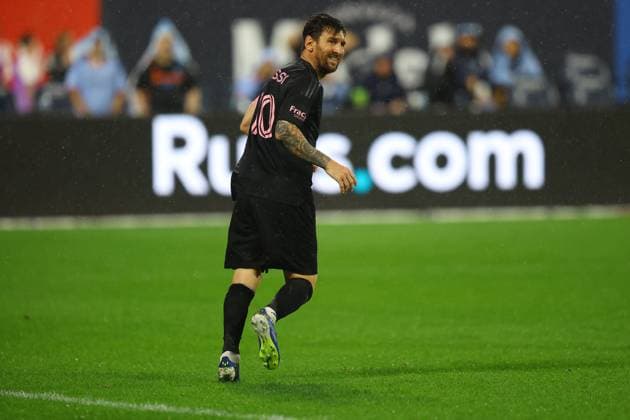 MLS, Fussball Herren, USA NYCFC Vs. Inter Miami CF Inter Miami CF midfielder Lionel Messi 10 participates in the Major League Soccer match against NYCFC at Citi Field in Corona, Queens, N.Y., on September 24, 2025. New York City N.Y. United States  Copyright: xGordonxDonovanx originalFilename:donovan-mlsnycfc250924_npXPN.jpg