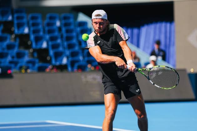 BEIJING, CHINA - SEPTEMBER 25: Alexandre Muller of France competes in the Men s Singles Round of 32 match against Karen Khachanov of Russia on day 4 of the 2025 China Open at National Tennis Center on September 25, 2025 in Beijing, China.  Copyright: xVCGx 111593103103