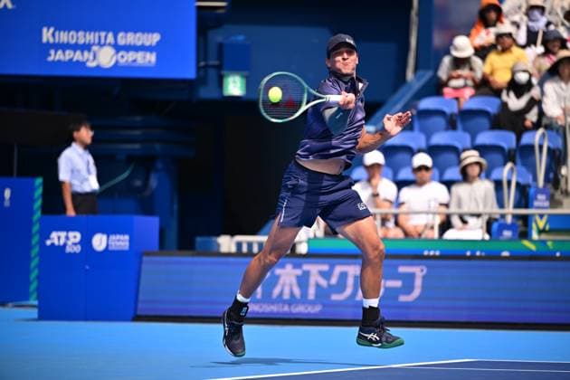 Luciano Darderi (ITA), SEPTEMBER 25, 2025 - Tennis : Kinoshita Group Japan Open Tennis Championships 2025 Men s Singles round of 32 at Ariake Coliseum, Tokyo, Japan. Noxthirdxpartyxsales  aflo_304711096