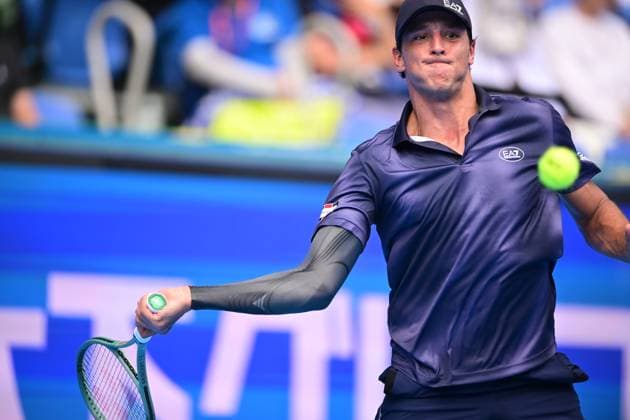 Luciano Darderi (ITA), SEPTEMBER 25, 2025 - Tennis : Kinoshita Group Japan Open Tennis Championships 2025 Men s Singles round of 32 at Ariake Coliseum, Tokyo, Japan. Noxthirdxpartyxsales  aflo_304711104