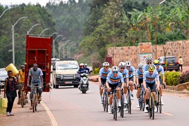 Cycling, World Championships in Kigali, Rwanda, Men, Training