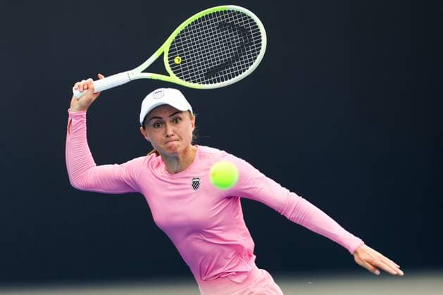 BEIJING, CHINA - SEPTEMBER 25: Aliaksandra Sasnovich competes in the Women s Singles Round of 128 match against Janice Tjen of Indonesia on day 4 of the 2025 China Open at National Tennis Center on September 25, 2025 in Beijing, China.  Copyright: xVCGx 111593127211