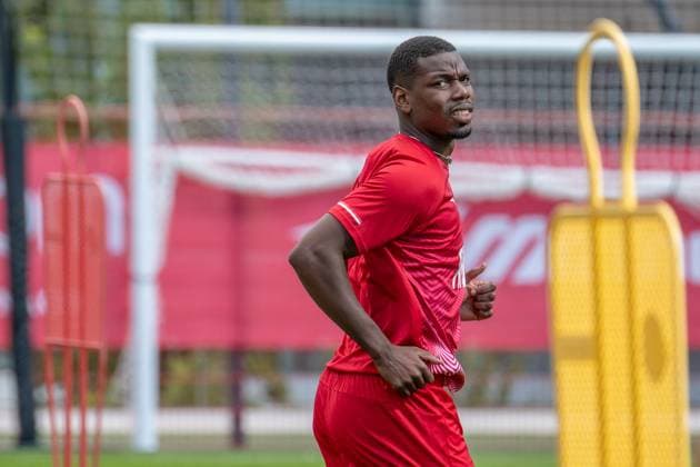 Paul Pogba Training At AS Monaco Football Club Center - France Paul Pogba seen at AS Monaco Football Club training center during collective team training in La Turbie, France, on September 25, 2025. Photo by Laurent Coust ABACAPRESS.COM LA TURBIE France  Copyright: xCoustxLaurent ABACAx