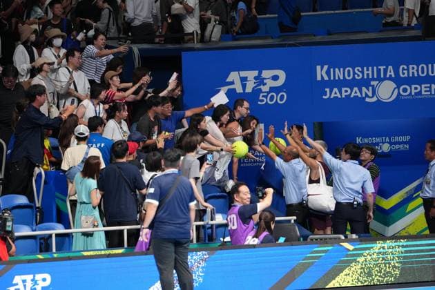 Carlos Alcaraz of spain defeated Sebastian Baez of Argentina 6-4 6-2 in Men s singles in Japan open tennis tournament ATP500 2025 at Ariake Tennis stadium in Tokyo, Japan on September 25, 2025  Copyright: xRanjithxKumar IPAxSportx xipa-agency.netx xx IPA_65729701 IPA_Agency_IPA65729701