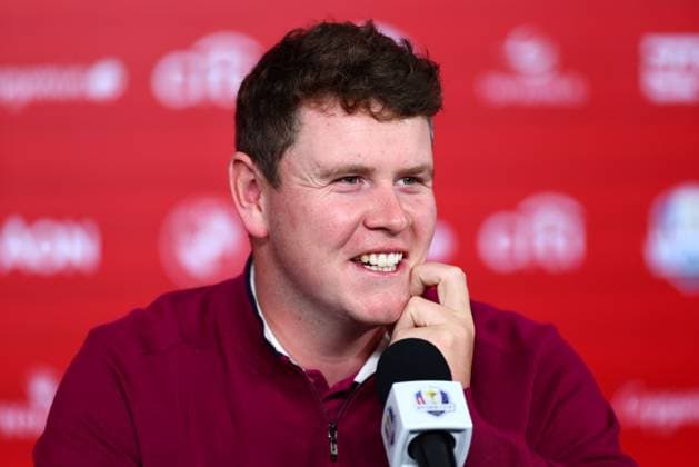 Robert MacIntyre of Team Europe during a press conference, PK, Pressekonferenz 2025 Ryder Cup, Thursday Practice, Golf, Bethpage Black Golf Course, New York, USA - 25 Sep 2025New York Bethpage Black Golf Course New York (NY) United States of America EDITORIAL USE ONLY No use with unauthorised audio, video, data, fixture lists, club league logos or live services. Online in-match use limited to 120 images, no video emulation. No use in betting, games or single club league player publications. Copyright: xJamesxMarsh Shutterstockx 15500195u