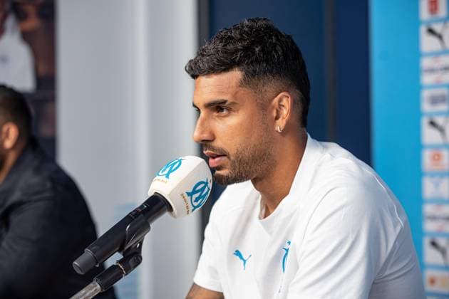 Football, France, Olympique Marseille press conference