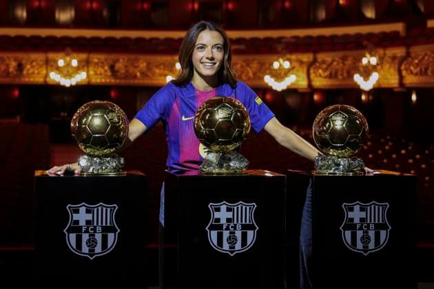 Football, Women, Aitana Bonmati photo shoot as triple Ballon d Or winner