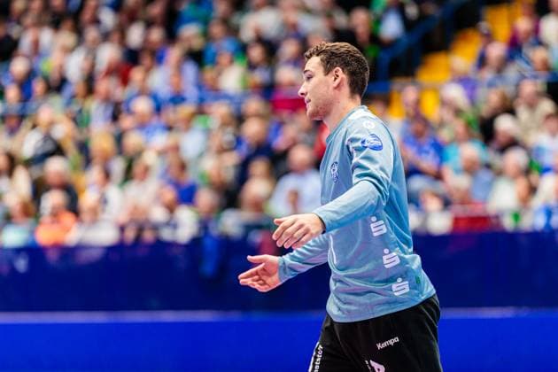 Constantin Moestl TBV Lemgo Lippe, 01 aergert sich regt sich auf GER, TBV Lemgo Lippe vs Bergischer HC, Handball, 1 Bundesliga, 6 Spieltag, Spielzeit 2025 2026, 25 09 2025 GER, TBV Lemgo Lippe vs Bergischer HC, Handball, 1 Bundesliga, 6 Spieltag, Spielzeit 2025 2026, 25 09 2025 Lemgo Copyright: xEibner-Pressefoto JanxRollingerx EP_JSK