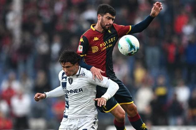 Mg Genova 25 09 2025 - Coppa Italia Genoa-Empoli foto Matteo Gribaudi Image nella foto: Aaron Martin-Brando Moruzzi 