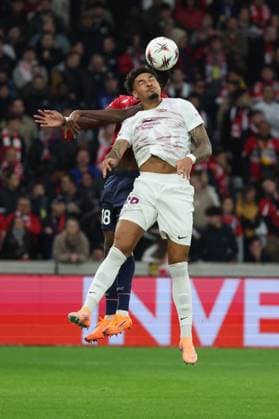 FOOTBALL : LOSC Lille vs SK Brann - UEFA Europa League - 25 09 2025 Noah HOLM (SK Brann) lors du match LOSC Lille vs SK Brann, UEFA Europa League phase de ligue, Decathlon Arena stade Pierre Mauroy, le 25 septembre 2025 - photo Laurent Sanson PsnewZ  Copyright: xLaurentxSANSONx xPsnewZx