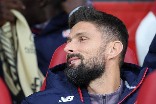 FOOTBALL : LOSC Lille vs SK Brann - UEFA Europa League - 25 09 2025 Olivier GIROUD (LOSC Lille) lors du match LOSC Lille vs SK Brann, UEFA Europa League phase de ligue, Decathlon Arena stade Pierre Mauroy, le 25 septembre 2025 - photo Laurent Sanson PsnewZ  Copyright: xLaurentxSANSONx xPsnewZx