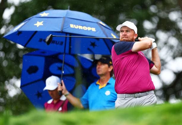 Shane Lowry of Team Europe during his practice round. 2025 Ryder Cup, Thursday Practice, Golf, Bethpage Black Golf Course, New York, USA - 25 Sep 2025New York Bethpage Black Golf Course New York (NY) United States of America EDITORIAL USE ONLY No use with unauthorised audio, video, data, fixture lists, club league logos or live services. Online in-match use limited to 120 images, no video emulation. No use in betting, games or single club league player publications. Copyright: xJamesxMarsh Shutterstockx 15500195bz