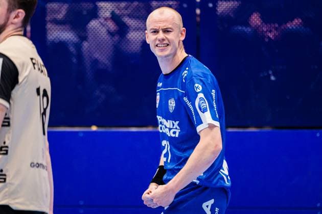 Leve Carstensen TBV Lemgo Lippe, 21 cheers GER, TBV Lemgo Lippe vs Bergischer HC, Handball, 1 Bundesliga, Matchday 6, Season 2025 2026, 25 09 2025 GER, TBV Lemgo Lippe vs Bergischer HC, Handball, 1 Bundesliga, Matchday 6, Season 2025 2026, 25 09 2025 Lemgo Copyright: xEibner-Pressefoto JanxRollingerx EP_JSK