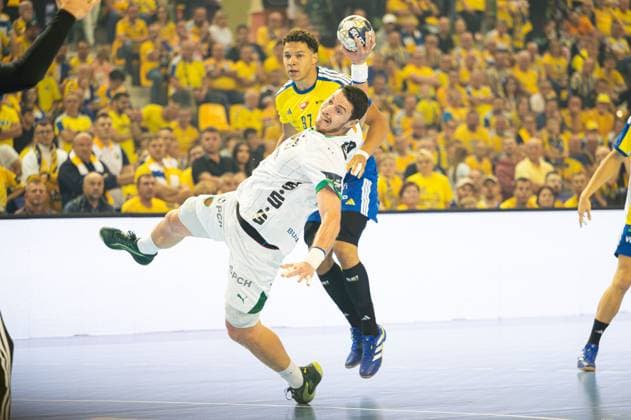 KIELCE 25.09.2025 MECZ 3. KOLEJKA LIGA MISTRZOW PILKA RECZNA MEZCZYZN SEZON 2025 2026 --- MENS HANDBALL EHF CHAMPIONS LEAGUE SEASON 2025 2026 MATCH: INDUSTRIA KIELCE - FUCHSE BERLIN MIJAJLO MARSENIC FOT. MICHAL TRZPIS 400MM.PL NEWSPIX.PL --- newspix.pl 