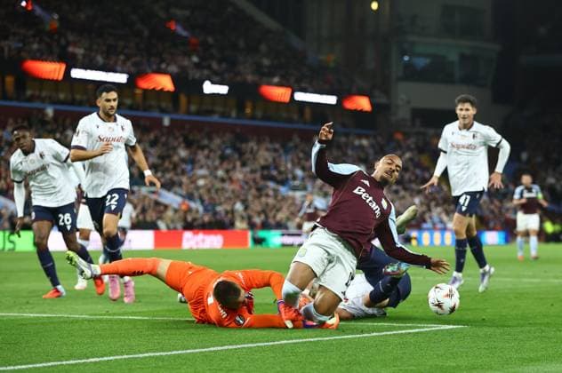 Football, EL, Aston Villa - FC Bologna