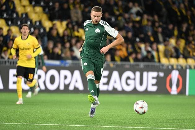 BERN, SWITZERLAND SEPTEMBER 25 Sverrir Ingason of Panathinaikos in action during the UEFA Europa League 2025 26 League Phase MD1 match between BSC Young Boys and Panathinaikos FC at Stadion Wankdorf on September 25, 2025 in Bern, Switzerland Bern Stadion Wankdorf Bern Switzerland Copyright: xJustPictures.ch ManuelxWinterbergerx jp-en-EuSpIm-MWI_3531