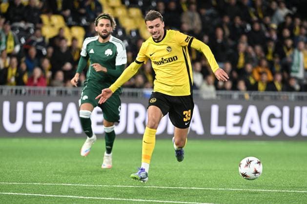 BERN, SWITZERLAND - SEPTEMBER 25: Darian Males of Young Boys in action during the UEFA Europa League 2025 26 League Phase MD1 match between BSC Young Boys and Panathinaikos FC at Stadion Wankdorf on September 25, 2025 in Bern, Switzerland. Bern Stadion Wankdorf Bern Switzerland Copyright: xJustPictures.ch ManuelxWinterbergerx jp-en-EuSpIm-MWI_3547