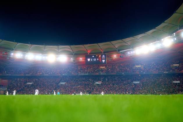 UEFA Europa League VfB Stuttgart Celta Vigo 25 09 2025 Match scene with in the MHP Arena Stuttgart UEFA Europa League VfB Stuttgart - Celta Vigo, on 25 09 2025 at the MHP Arena in Stuttgart Copyright: xBEAUTIFULxSPORTS Gelhardtx