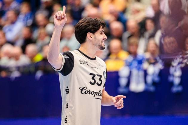 Eloy Morante Maldonado Bergischer HC, 33 GER, TBV Lemgo Lippe vs Bergischer HC, Handball, 1 Bundesliga, Matchday 6, Season 2025 2026, 25 09 2025 GER, TBV Lemgo Lippe vs Bergischer HC, Handball, 1 Bundesliga, Matchday 6, Season 2025 2026, 25 09 2025 Lemgo Copyright: xEibner-Pressefoto JanxRollingerx EP_JSK