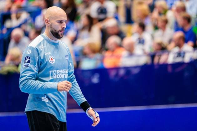 Urh Kastelic TBV Lemgo Lippe, 99 jubelt freut sich GER, TBV Lemgo Lippe vs Bergischer HC, Handball, 1 Bundesliga, 6 Spieltag, Spielzeit 2025 2026, 25 09 2025 GER, TBV Lemgo Lippe vs Bergischer HC, Handball, 1 Bundesliga, 6 Spieltag, Spielzeit 2025 2026, 25 09 2025 Lemgo Copyright: xEibner-Pressefoto JanxRollingerx EP_JSK