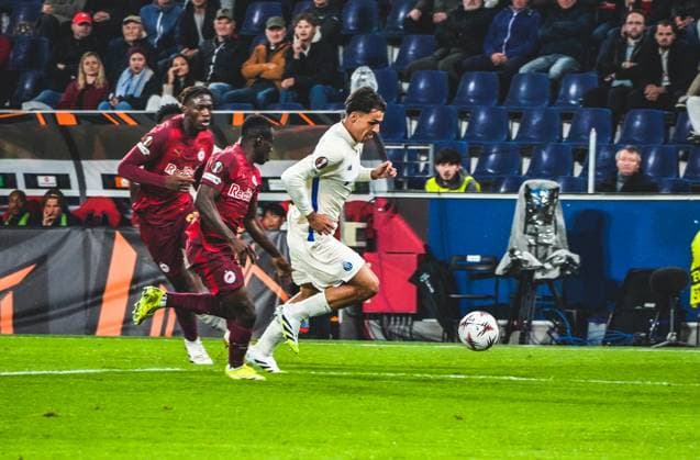 Football Austria, UEFA Europa League 2025 2026, Matchday 1 FC Red Bull Salzburg vs FC Porto Red Bull Arena Salzburg, Wals Siezenheim, Austria Gabri Veiga FC Porto Copyright: xLukasxBierederx