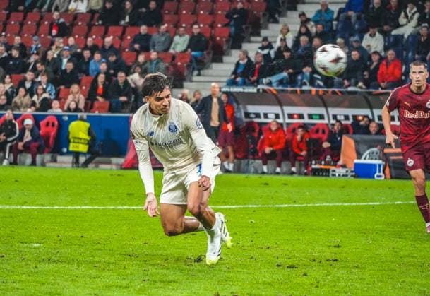 Football Austria, UEFA Europa League 2025 2026, Matchday 1 FC Red Bull Salzburg vs FC Porto Red Bull Arena Salzburg, Wals Siezenheim, Austria Gabri Veiga FC Porto Copyright: xLukasxBierederx