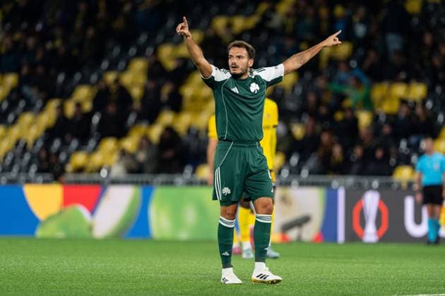 Switzerland UEFA Europa League 2025 26, BSC Young Boys vs Panathinaikos FC Stadion Wankdorf, Bern Pedro Chirivella 4 Panathinaikos Copyright: xKjetilxWaberx