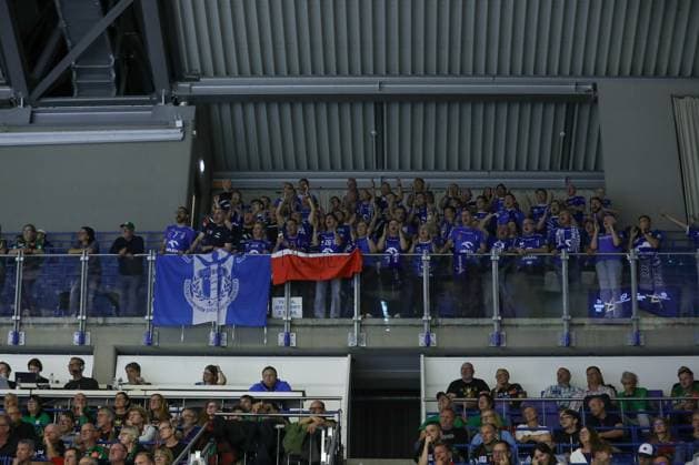 25 09 2025, xtgx, Handball, EHF Champions League, SC Magdeburg Wisla Plock v l symbol photo, symbol image spectators, fans, audience guest fans Magdeubrg