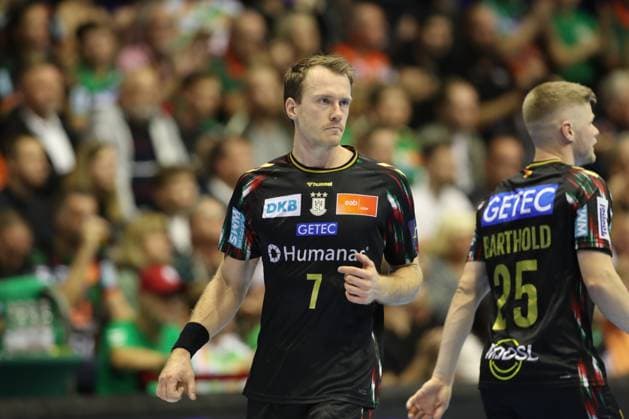 25 09 2025, xtgx, Handball, EHF Champions League, SC Magdeburg Wisla Plock v l Felix Claar Magdeburg, 7 Magdeubrg