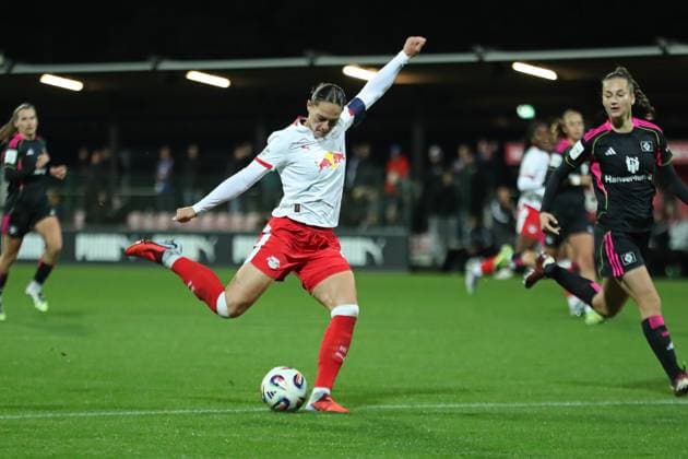 Soccer Bundesliga Women RB Leipzig vs Hamburger SV 25 09 25 Giovanna Hoffmann 7, RB Leipzig Soccer, Google Pixel Women Bundesliga, Season 2025 2026, 4 Matchday RB Leipzig vs Hamburger SV on 25 09 25, Red Bull Arena, Leipzig DFB REGULATIONS PROHIBIT ANY USE OF PHOTOGRAPHS AS IMAGE SEQUENCES AND OR QUASI VIDEO Copyright: xBEAUTIFULxSPORTS JanxKaeferx
