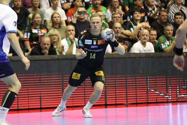 25 09 2025, xtgx, Handball, EHF Champions League, SC Magdeburg Wisla Plock v l Omar Ingi Magnusson Magdeburg, 14 Magdeubrg