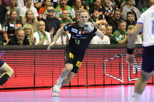 25 09 2025, xtgx, Handball, EHF Champions League, SC Magdeburg Wisla Plock v l Omar Ingi Magnusson Magdeburg, 14 Magdeubrg
