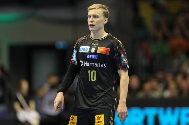 25 09 2025, xtgx, Handball, EHF Champions League, SC Magdeburg Wisla Plock v l Gisli Thorgeir Kristjansson Magdeburg, 10 Magdeubrg