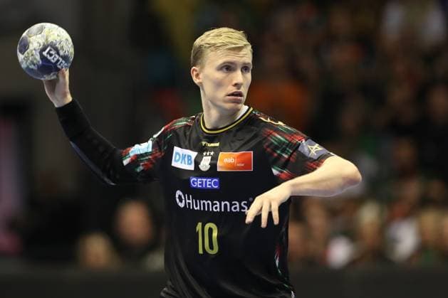 25 09 2025, xtgx, Handball, EHF Champions League, SC Magdeburg Wisla Plock v l Gisli Thorgeir Kristjansson Magdeburg, 10 Magdeubrg