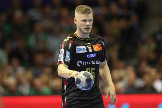 25 09 2025, xtgx, Handball, EHF Champions League, SC Magdeburg Wisla Plock v l Sebastian Barthold Magdebug, 25 Magdeubrg