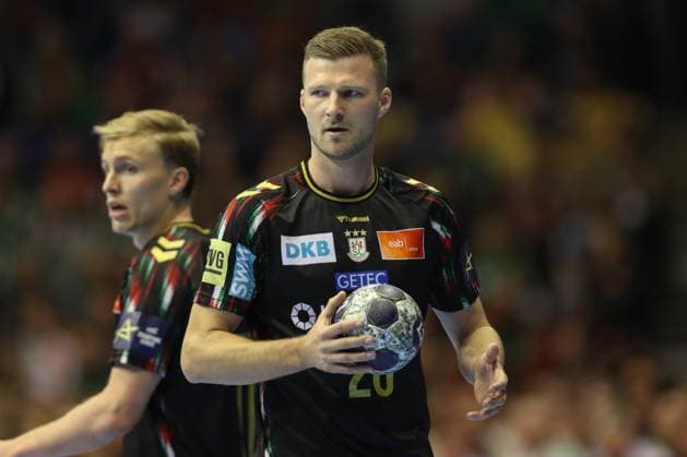 25 09 2025, xtgx, Handball, EHF Champions League, SC Magdeburg Wisla Plock v l Philipp Weber Magdeburg, 20 Magdeubrg
