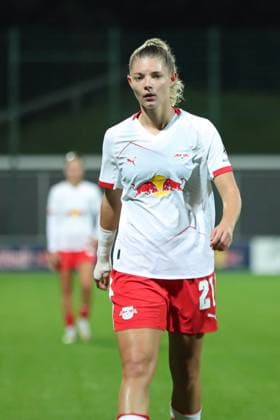 Soccer Bundesliga Women RB Leipzig vs Hamburger SV 25 09 25 Julia Landenberger 21, RB Leipzig Portrait Soccer, Google Pixel Women Bundesliga, Season 2025 2026, 4 Matchday RB Leipzig vs Hamburger SV on 25 09 25, Red Bull Arena, Leipzig DFB REGULATIONS PROHIBIT ANY USE OF PHOTOGRAPHS AS IMAGE SEQUENCES AND OR QUASI VIDEO Copyright: xBEAUTIFULxSPORTS JanxKaeferx