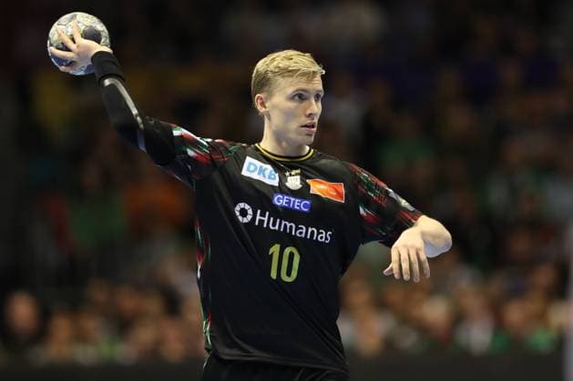 25 09 2025, xtgx, Handball, EHF Champions League, SC Magdeburg Wisla Plock v l Gisli Thorgeir Kristjansson Magdeburg, 10 Magdeubrg