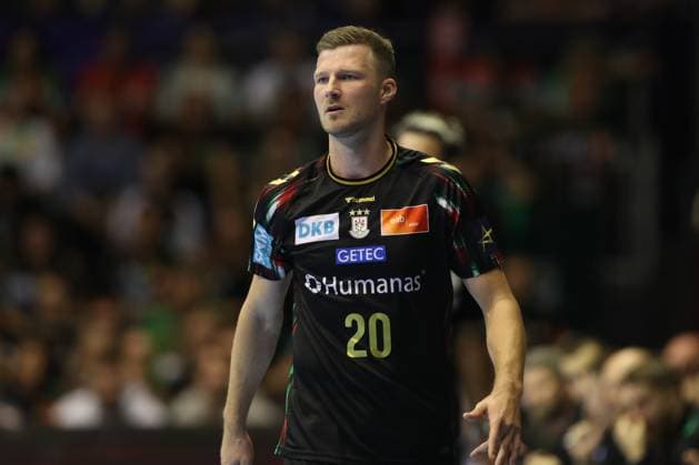25 09 2025, xtgx, Handball, EHF Champions League, SC Magdeburg Wisla Plock v l Philipp Weber Magdeburg, 20 Magdeubrg