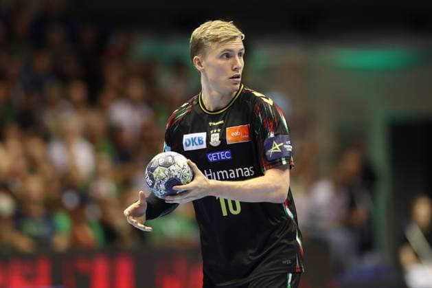 25 09 2025, xtgx, Handball, EHF Champions League, SC Magdeburg Wisla Plock v l Gisli Thorgeir Kristjansson Magdeburg, 10 Magdeubrg