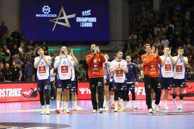 25 09 2025, xtgx, Handball, EHF Champions League, SC Magdeburg Wisla Plock v l Plock disappointed, looks disappointed, disappointed Magdeubrg