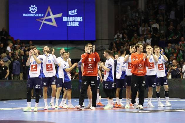 25 09 2025, xtgx, Handball, EHF Champions League, SC Magdeburg Wisla Plock v l Plock disappointed, looks disappointed, disappointed Magdeubrg