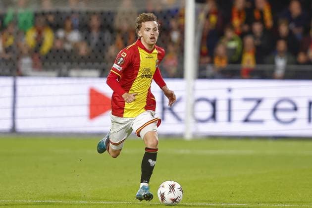 DEVENTER , 25-09-2025 , Stadium De Adelaarshorst , season 2025 2026 , UEFA Europa League League phase . match between Go Ahead Eagles and FCSB, final result 0-1, Picture shows GA Eagles player Jakob Breum Go Ahead Eagles - FCSB  x31196207x Copyright:
