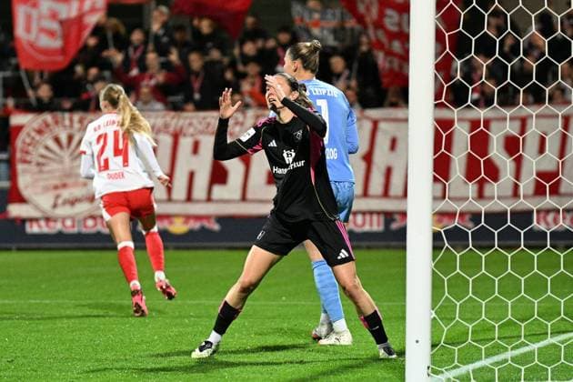 Soccer I Women I Season 2025 2026 I Bundesliga I Matchday 4 I RB Leipzig Hamburger SV I 25 09 2025 Maria Mikolajova 27, Hamburger SV desperate after a missed goal chance Leipzig RB Training Center, Cottaweg 7 Saxony Germany Copyright: xLobeca InesxHähnelx