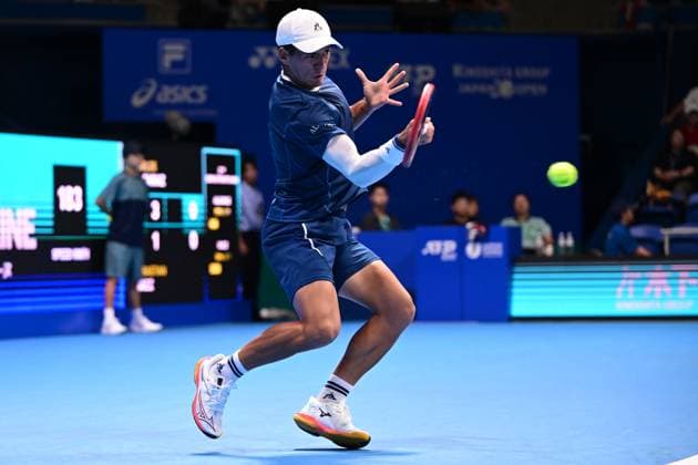 Sebastian Baez (ARG), SEPTEMBER 25, 2025 - Tennis : Kinoshita Group Japan Open Tennis Championships 2025 Men s Singles round of 32 at Ariake Coliseum, Tokyo, Japan. Noxthirdxpartyxsales  aflo_304733366